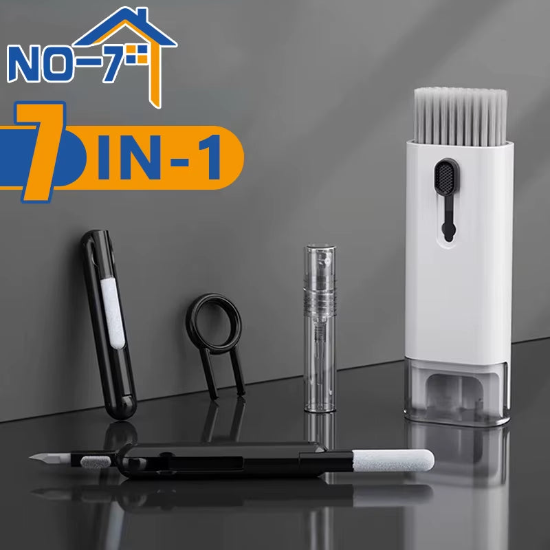 7-In-1 Cleaning Kit for Keyboard Earphone Screen Cleaner Brush, Household Cleaning Tools for Airpods Phone Keycaps Cleaning Kit